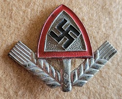 Nazi RAD Cap Badge with Maker's Marking...$35 SOLD