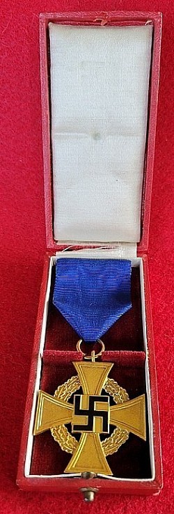 Nazi NSDAP 40-Year Faithful Service Medal with Case...$130 SOLD