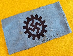 Nazi DAF Armband Marked 