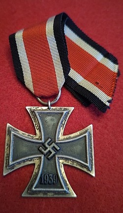Nazi Iron Cross 2nd Class with Ring Numbered 