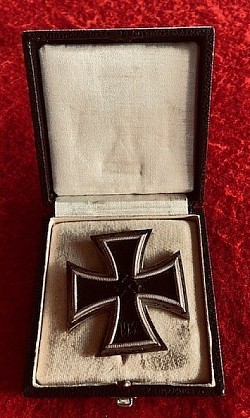 Nazi Iron Cross 1st Class 1939 in Case...$375 SOLD