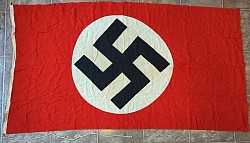 Excellent Nazi Flag with Maker's Label...$375 SOLD