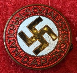 Nazi NSDAP Party Membership Badge by Vienna Maker...$175 SOLD