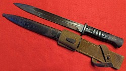 Nazi K98 Bayonet with Matching Numbers and Tropical Frog...$435 SOLD