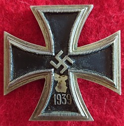 Nazi Iron Cross 1st Class with White Metal Non-Magnetic Center...$375 SOLD