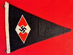 Nazi BDM (Bund Deutscher Mädel) League of German Girls Pennant...$310 SOLD